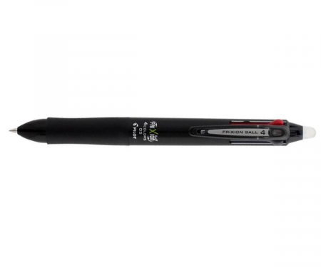 Instrumente de scris - ROLLER CU MECANISM 4 CULORI 0.5MM NEGRU FRIXION PILOT