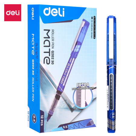 ROLLER FREE INK 0.5MM ALBASTRU DELI [2]
