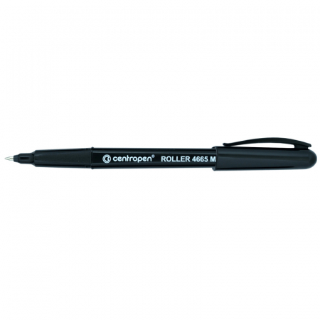 Linere si rollere - ROLLERBALL NEGRU 0.6MM 4665M CENTROPEN