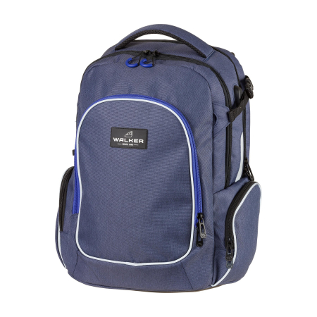 Produse si rechizite scolare - RUCSAC CAMPUS WIZZARD ALBASTRU-BLEU WALKER