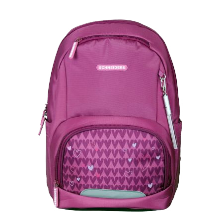 Ghiozdane si genti scolare - RUCSAC ERGOBASE PURPLE HEARTS ROZ SCHNEIDERS