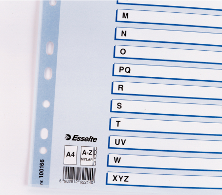 SEPARATOARE INDEX CARTON A-Z MYLAR ESSELTE [2]
