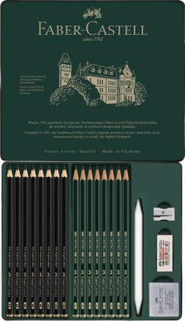 SET 20 BUC CREION GRAFIT MAT + CASTELL 9000 FABER-CASTELL [3]