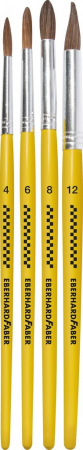 SET 4 PENSULE NR. 4/6/8/12 VARF ROTUND EBERHARD FABER [1]