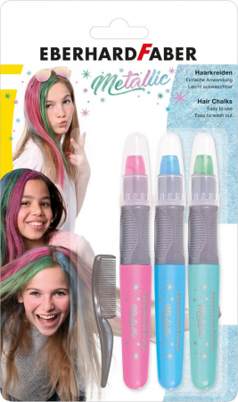 Jocuri / Party - SET COLORARE PAR CREIOANE METALIZATE + PIEPTAN EBERHARD FABER