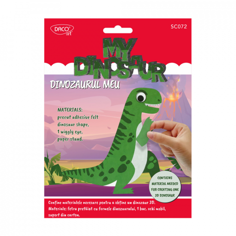 Produse si rechizite scolare - SET CREATIV - SC072 DINOZAURUL MEU DACO