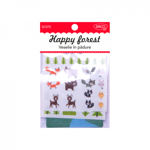 Produse si rechizite scolare - SET CREATIV - SC075 VESELIE IN PADURE DACO