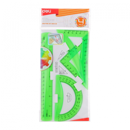 SET GEOMETRIE 4 PIESE COLOR EG00402 DELI [2]