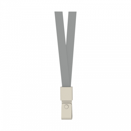 Accesorii de birou - SNUR TEXTIL PENTRU ECUSON GRI CAPSA PVC 450*15MM 12 BUC/SET DELI