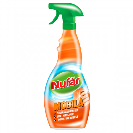Produse curatenie - SOLUTIE DE CURATAT MOBILA 500ML NUFAR FARMEC