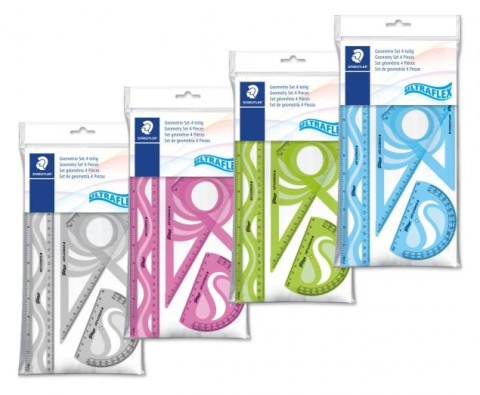 Produse si rechizite scolare - SET GEOMETRIE RAPORTOR, RIGLA 30, 2 ECHERE