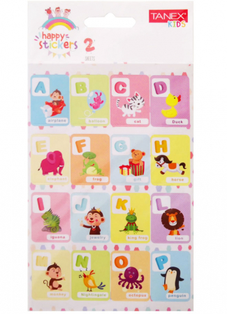 Produse si rechizite scolare - STICKER LITERE 2/SET TANEX