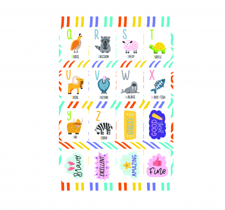 STICKER LITERE MARI 2/SET MTC-103 TANEX [1]
