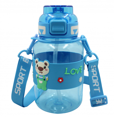 STICLA APA PETG 800ML CU DESCHIDERE AUTOMATA SI MANER TRANSPORT T-0118 NOKI [3]