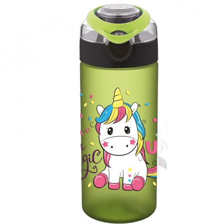 STICLA APA PT COPII TRITAN SOFT TOUCH 500ML CU DESCHIDERE AUTOMATA SI MANER TRANSPORT T-0108 NOKI [1]