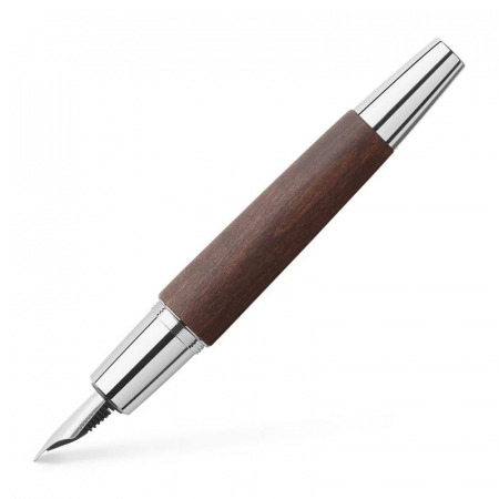Produse si rechizite scolare - STILOU E-MOTION PEARWOOD/MARO INCHIS F FABER-CASTELL