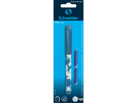 Produse si rechizite scolare - Stilou Schneider EASY + 2 rezerve (blister) - 2972_RV