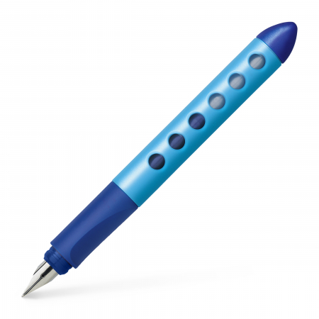 Stilouri - STILOU SCOLAR SCRIBOLINO ALBASTRU STANGACI FABER-CASTELL