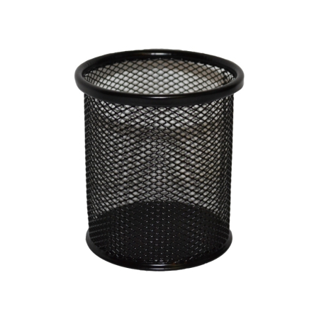 Accesorii de birou - Suport birou metal rotund - gri/negru