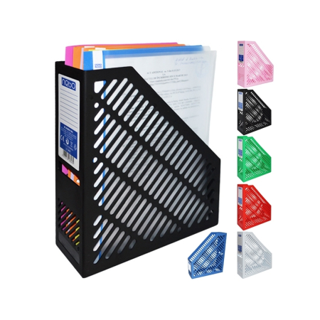 Suporti documente/accesorii de birou/instrumente de scris - Suport vertical color pentru reviste
