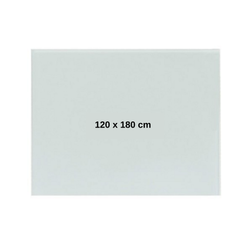 Comunicare si prezentare - Tabla alba magnetica din sticla, 120 x 180 cm, Optima + Kit (burete, spray, magneti)