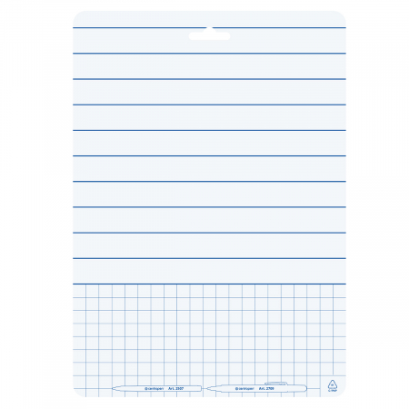 TABLA SCOLARA 2 FETE + 2 MARKERE WHITEBOARD 21 x 29.7 CM CENTROPEN [1]