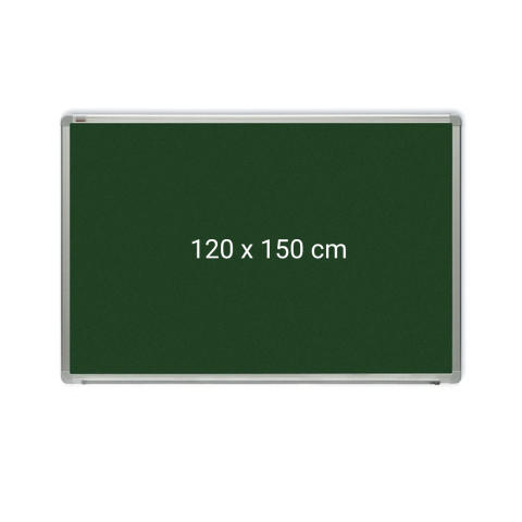 Comunicare si prezentare - Tabla verde magnetica cu rama din aluminiu, 120 x 150 cm, pentru creta, Optima