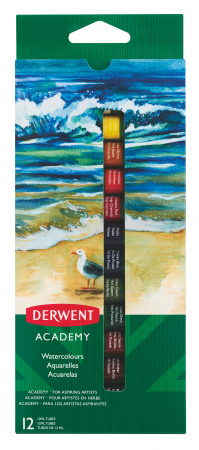 Produse si rechizite scolare - TEMPERA 12 CULORI 12 ML DERWENT ACADEMY