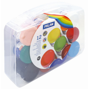 Produse si rechizite scolare - TEMPERA 12 CULORI MILAN 40 ML