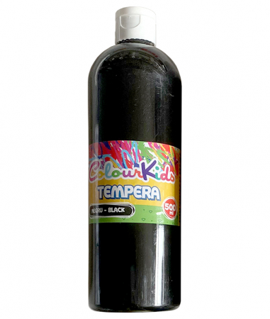 Produse si rechizite scolare - TEMPERA 500ML NEGRU COLOUR KIDS PIGNA