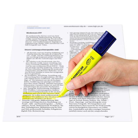 TEXT MARKER STAEDTLER CLASIC PASTEL VF TESIT 5mm 4CUL/SET [3]