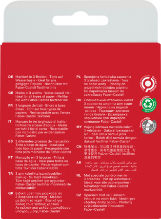 TEXTMARKER SET 4 SUPERFLUORESCENT 1546 FABER-CASTELL [1]