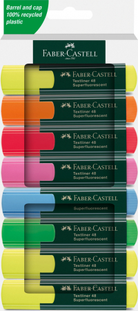 Markere evidentiatoare text - TEXTMARKER SET 8 CUTIE CARTON 1548 2024 FABER-CASTELL