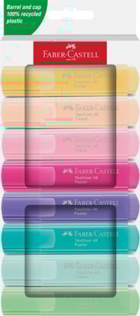Markere evidentiatoare text - TEXTMARKER SET 8 PASTEL 1546 CUTIE CARTON 2024 FABER-CASTELL