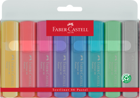 TEXTMARKER SET 8 PASTEL 1546 FABER-CASTELL [0]