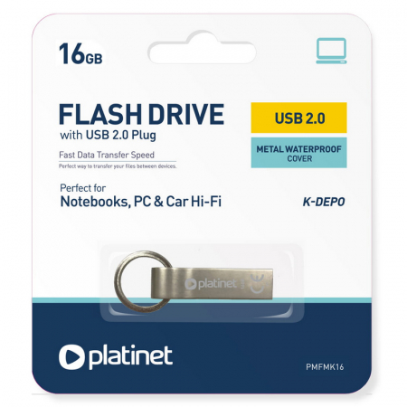 Accesorii IT - USB 2.0  Flash Drive 16GB Platinet