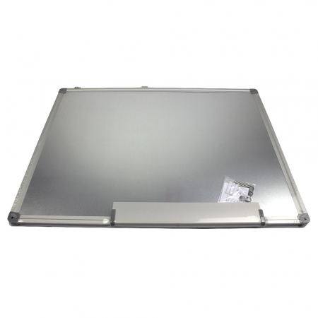 Comunicare si prezentare - Whiteboard magnetic cu rama aluminiu 60x90 cm 