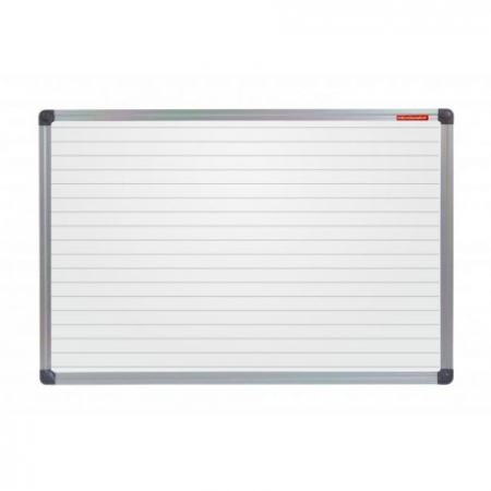 Comunicare si prezentare - WHITEBOARD MAGNETIC LINIAT 100*150 CM RAMA ALUMINIU MEMOBOARDS