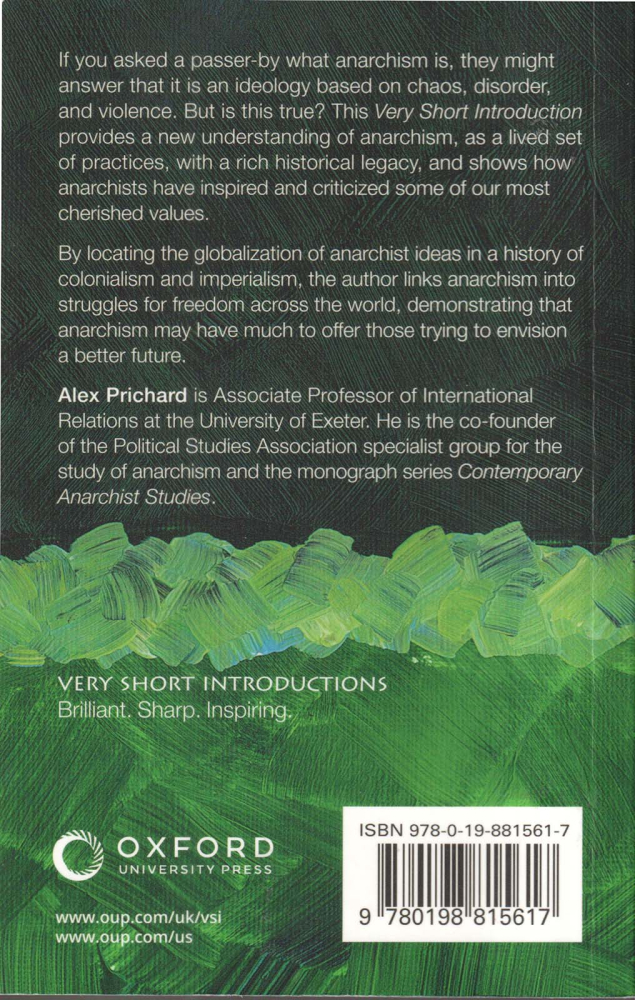Anarchism. A very short introduction (Alex Prichard) [2]