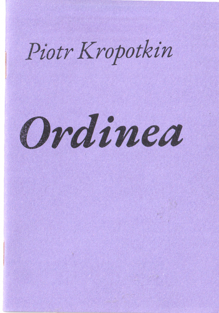 Ordinea (Piotr Kropotkin) [1]