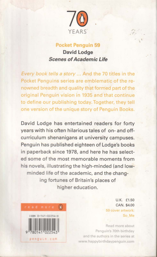 Scenes of academic life (David Lodge) [2]