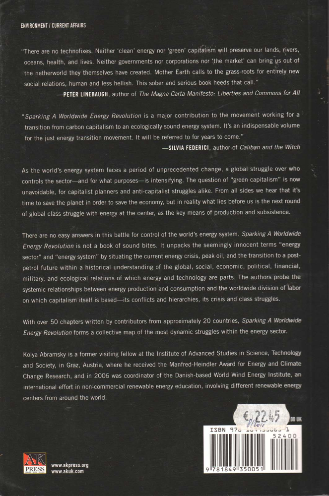 Sparking a worldwide energy revolution (ed. Kolya Abramsky) [2]