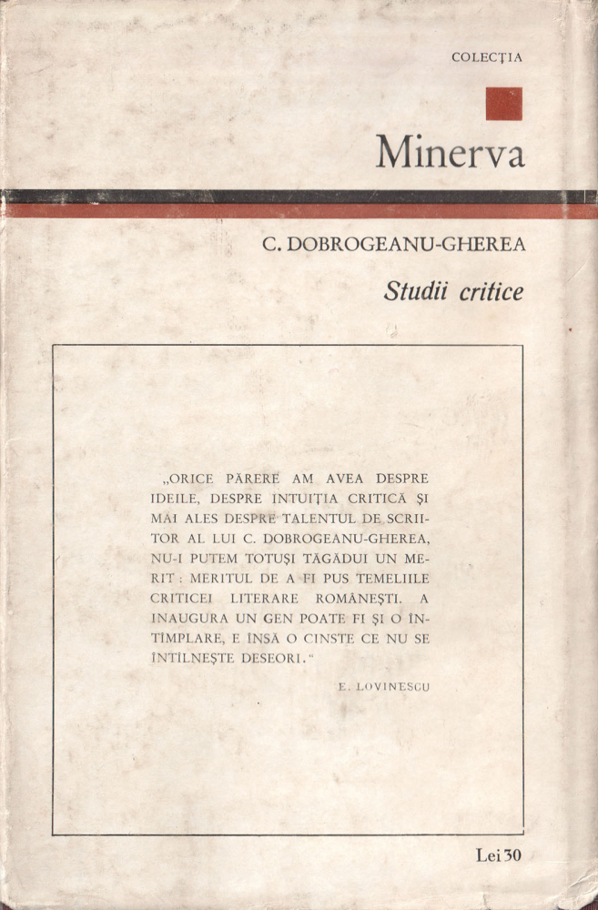 Studii critice (Constantin Dobrogeanu-Gherea) [2]