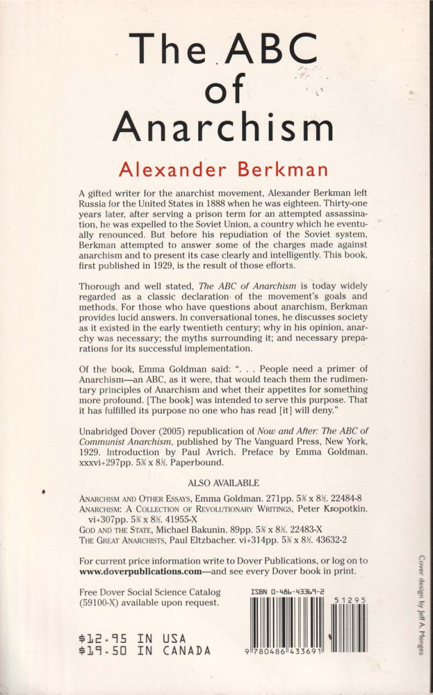 The ABC of anarchism (Alexander Berkman) [2]