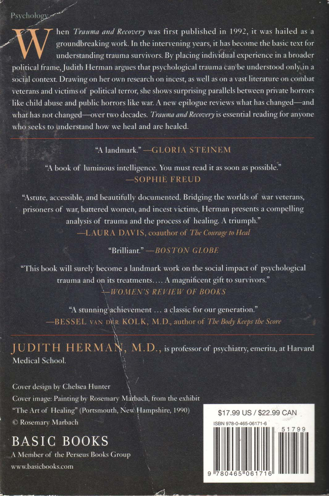 Trauma and recovery (Judith Herman, M.D.) [2]