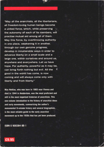 A short history of anarchism (Max Nettlau) [1]