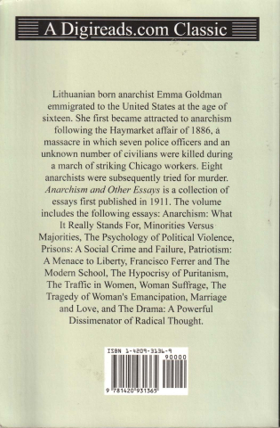 Anarchism and other essays (Emma Goldman) [1]