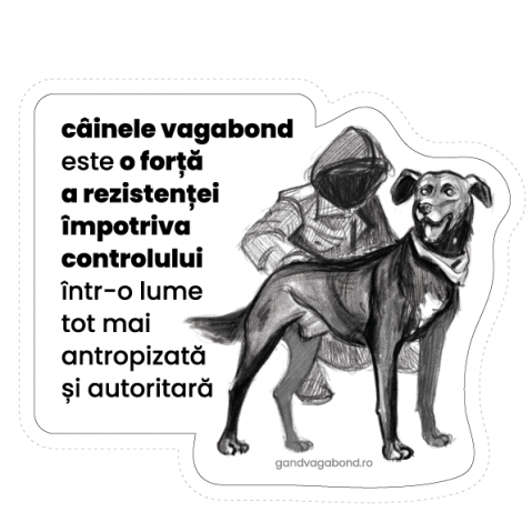 Stickere - Câinele vagabond