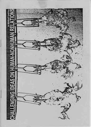 Cărticele și broșuri - Challenging ideas on human-nonhuman relations (Benedict Quetzal)