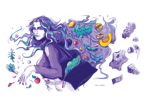 Ilustrații - De ce sunt vegană - Alimentație pe bază de plante